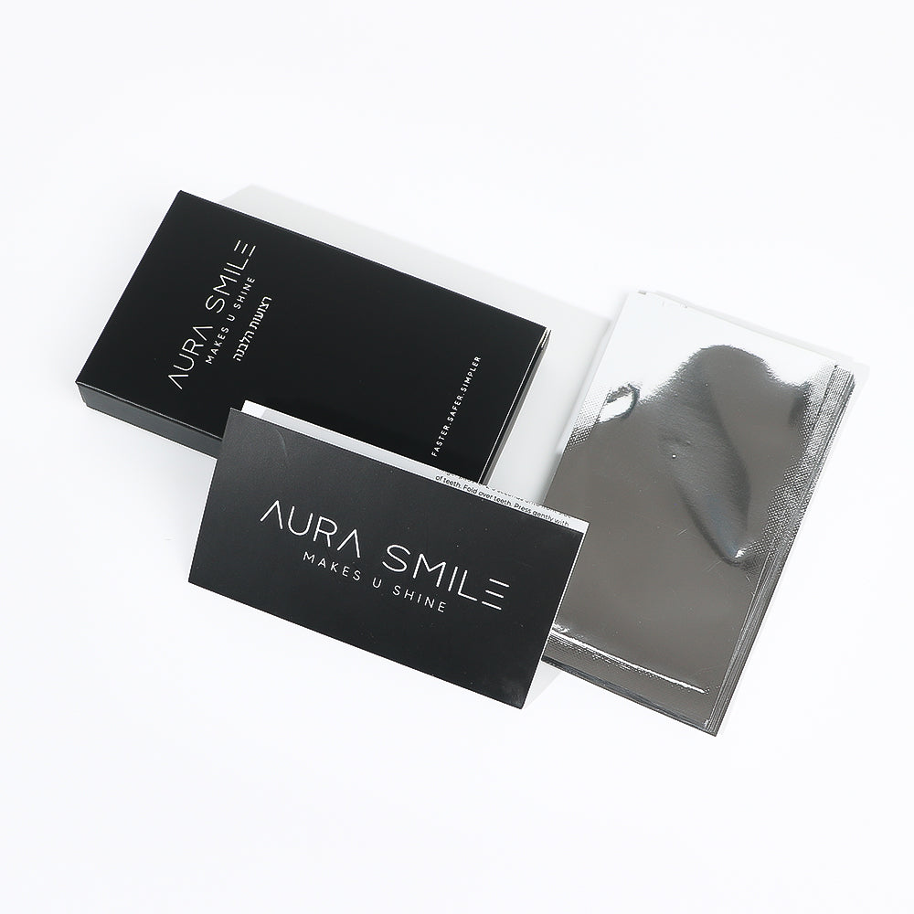 Aura Strips – מדבקות להלבנה מהירה, בטוחה ולחיוך לבן
